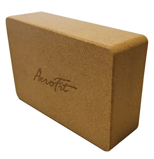 Блок для йоги пробковый AeroFit AFBL02