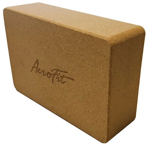 Блок для йоги пробковый AeroFit AFBL03