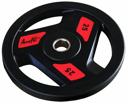 25 кг олимпийские обрезиненные диски AeroFit AFPLC